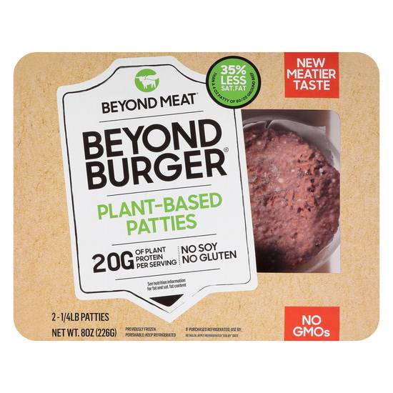 Order Beyond Meat Beyond Burger, Plant-Based Patties, 2 CT food online from Cvs store, LOS ANGELES on bringmethat.com