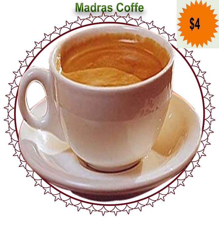Order Madras Coffee food online from Dakshin Indian Bistro - N Hamilton Rd store, Columbus on bringmethat.com