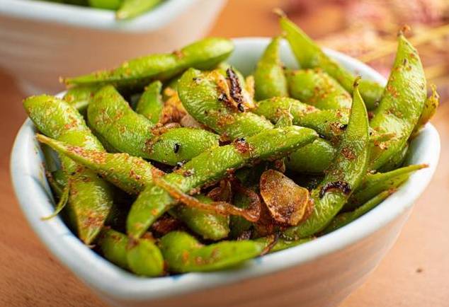 Order Spicy Edamame food online from Ginza Japanese Restaurant store, Houston on bringmethat.com