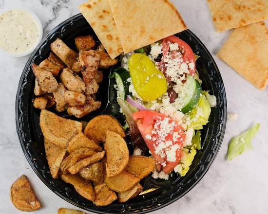 Order Souvlaki Plate food online from Grecian Gyro store, Hapeville on bringmethat.com