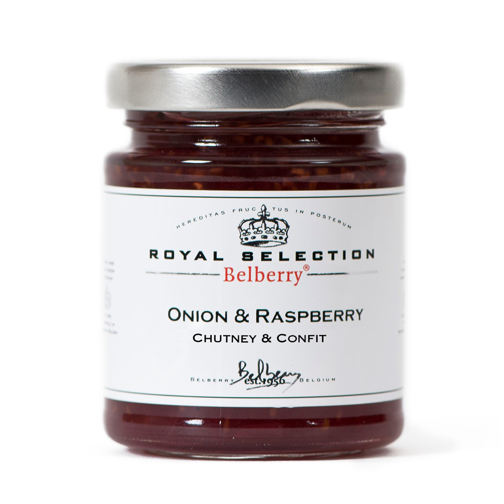 Order Belberry - Royal Selection - Onion, Raspberry & Framboise - Confit & Chutney food online from Luv Mart store, Santa Cruz on bringmethat.com