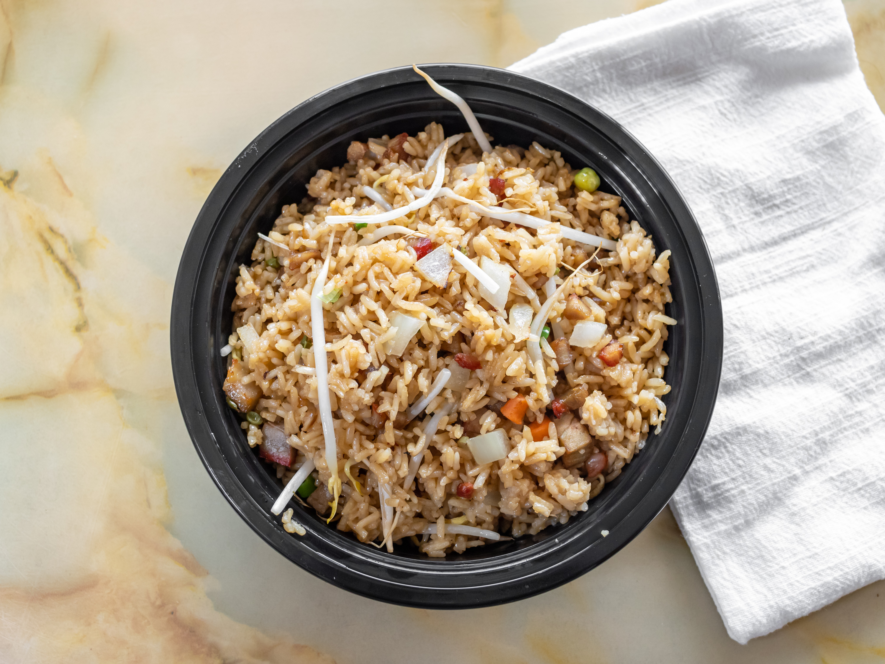 Order 29. Pork Fried Rice food online from Golden Crown store, Painesville on bringmethat.com