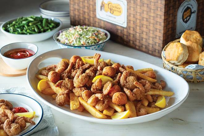 Order Country Fried Shrimp Family Meal Basket food online from Cracker Barrel Old Country Store store, Corinth on bringmethat.com