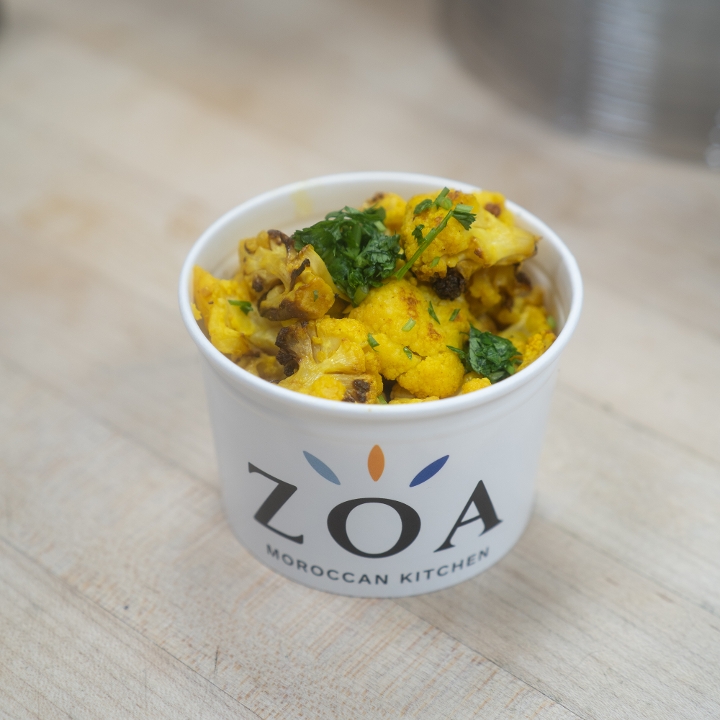 Order Roasted Turmeric Cauliflower food online from Zoa Moroccan Kitchen store, Houston on bringmethat.com