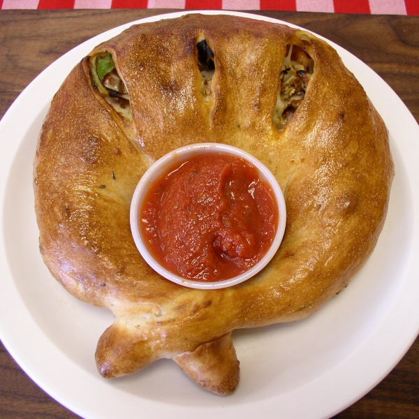 Order Chicken Calzone food online from Premium Pizza store, San Jose on bringmethat.com