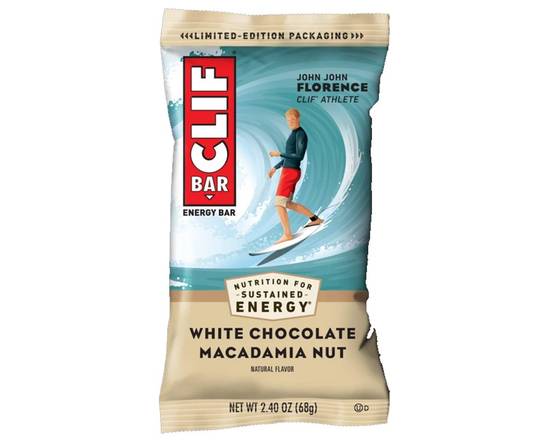 Order Clif White Chocolate Macadamia food online from Power Market 3016 store, Chico on bringmethat.com