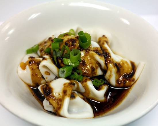 Order Wontons in Spicy Sauce (红油抄手) food online from Szechuan Gourmet store, Strongsville on bringmethat.com