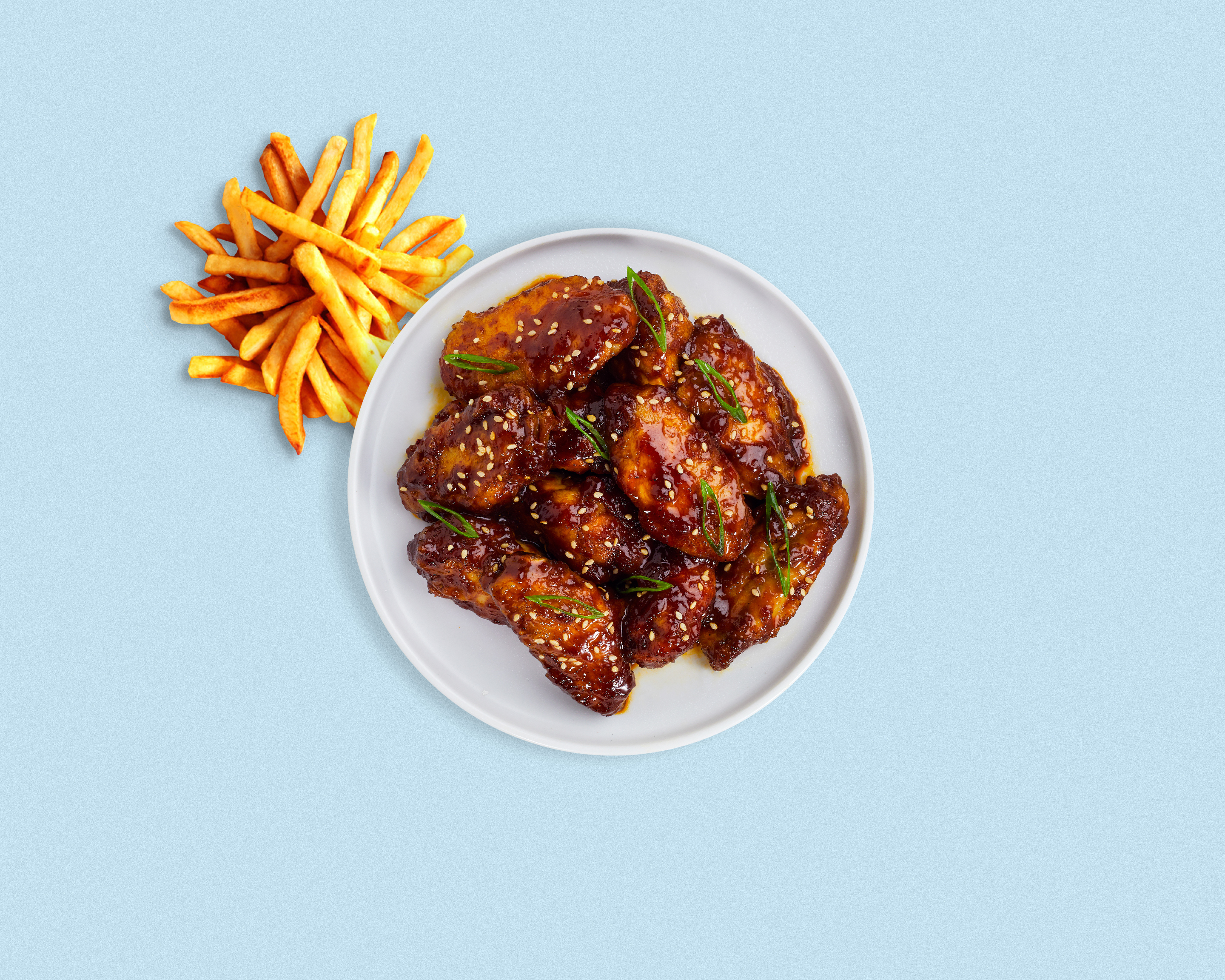 Order Try Me Teriyaki Wings  food online from Around The Cluck store, San Francisco on bringmethat.com