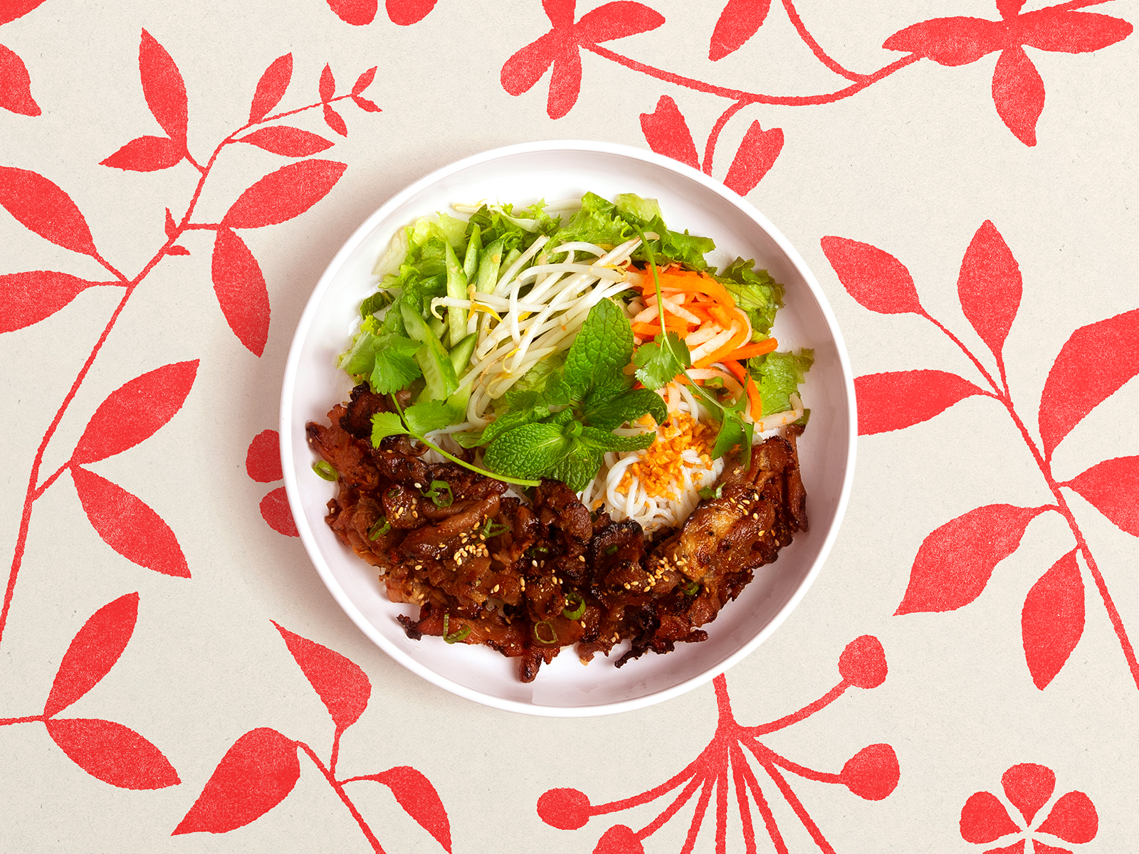 Order Pork Vermicelli Bowl food online from Vietnamese Vibes store, El Cajon on bringmethat.com