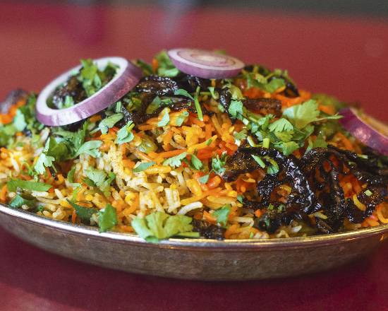 Order Vegetable Biryani food online from Taj Indian Restaurant store, Nashville on bringmethat.com