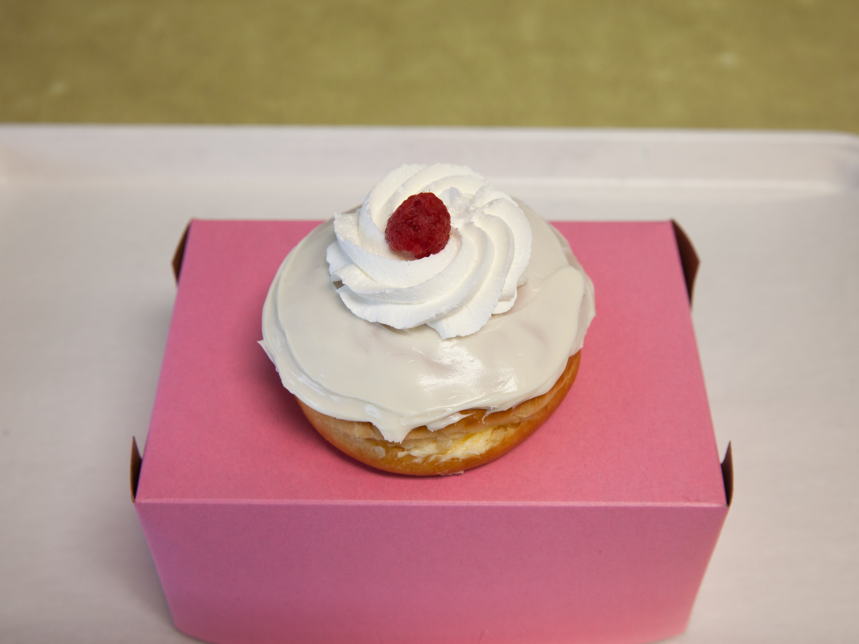 Order Raspberry Filled Donut food online from Donut Boy store, Salt Lake City on bringmethat.com