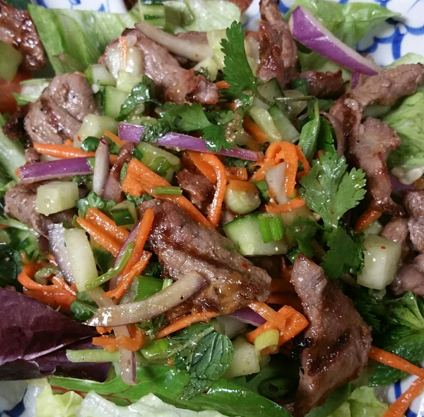 Order 21. Beef Salad food online from Thai House Restaurant store, Danville on bringmethat.com