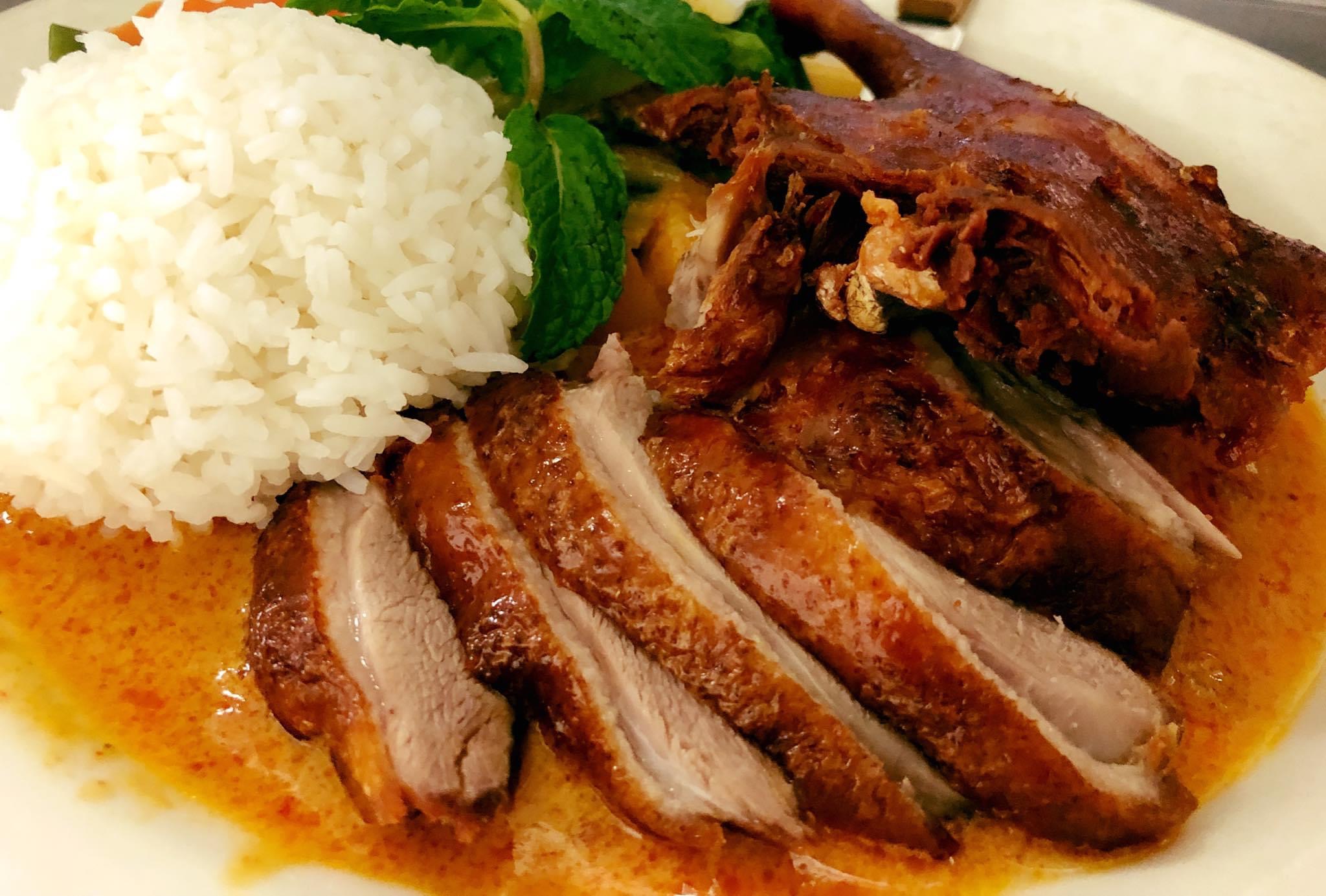 Order Chu Chee Duck food online from Thai Orchid store, Blue Bell on bringmethat.com