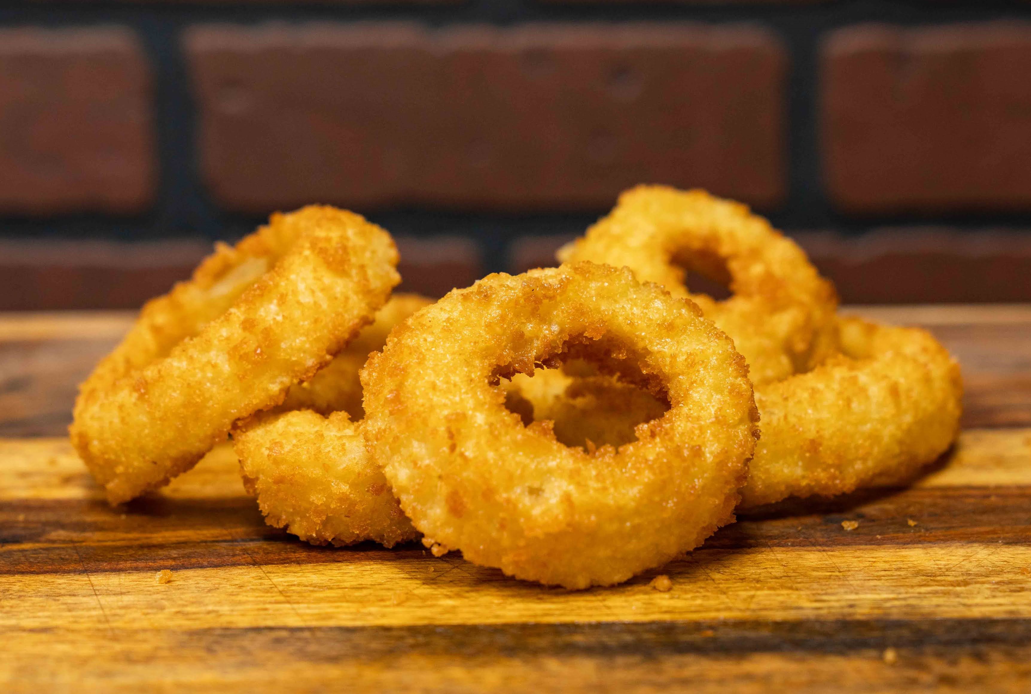 Order Onion Rings food online from Big Belly Que store, Smithtown on bringmethat.com
