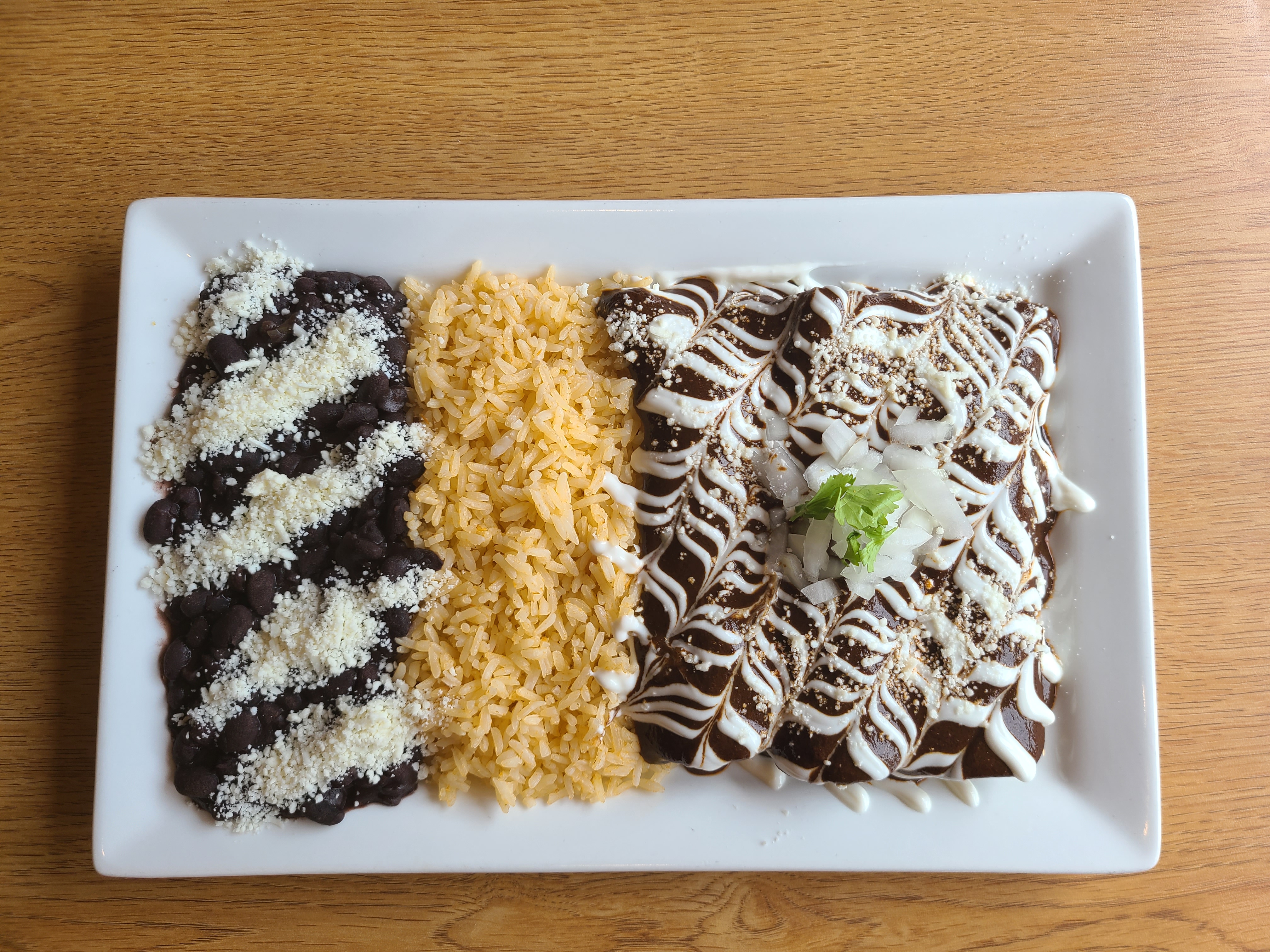Order Mole Enchiladas food online from Pabellon store, Pittsburgh on bringmethat.com