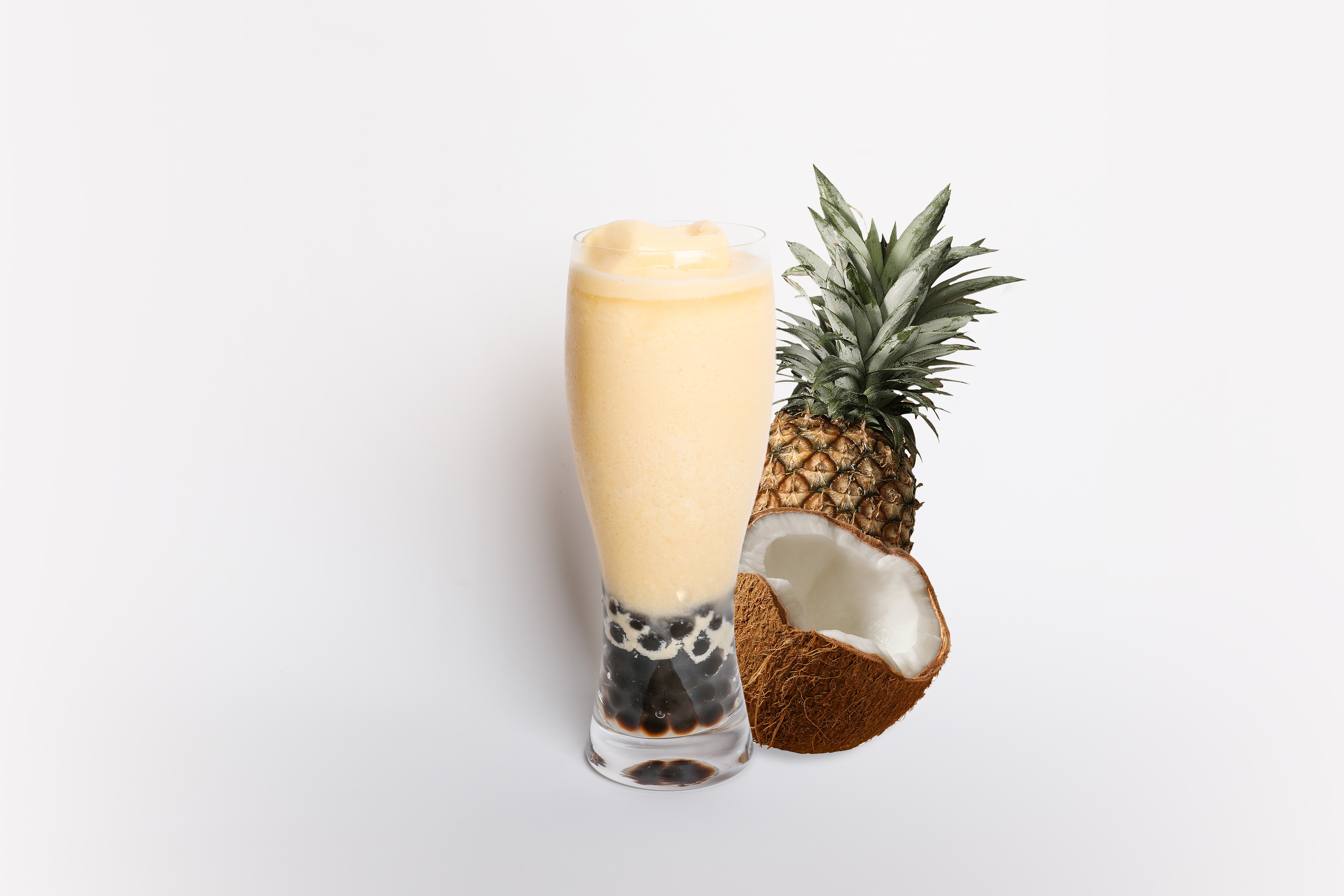 Order Coconut Pineapple Smoothie food online from Dc Cafe Donuts store, Reseda on bringmethat.com