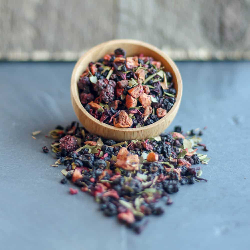 Order Jammin Berry Herbal Tea food online from Fava Tea Company In Greenfield store, Greenfield on bringmethat.com