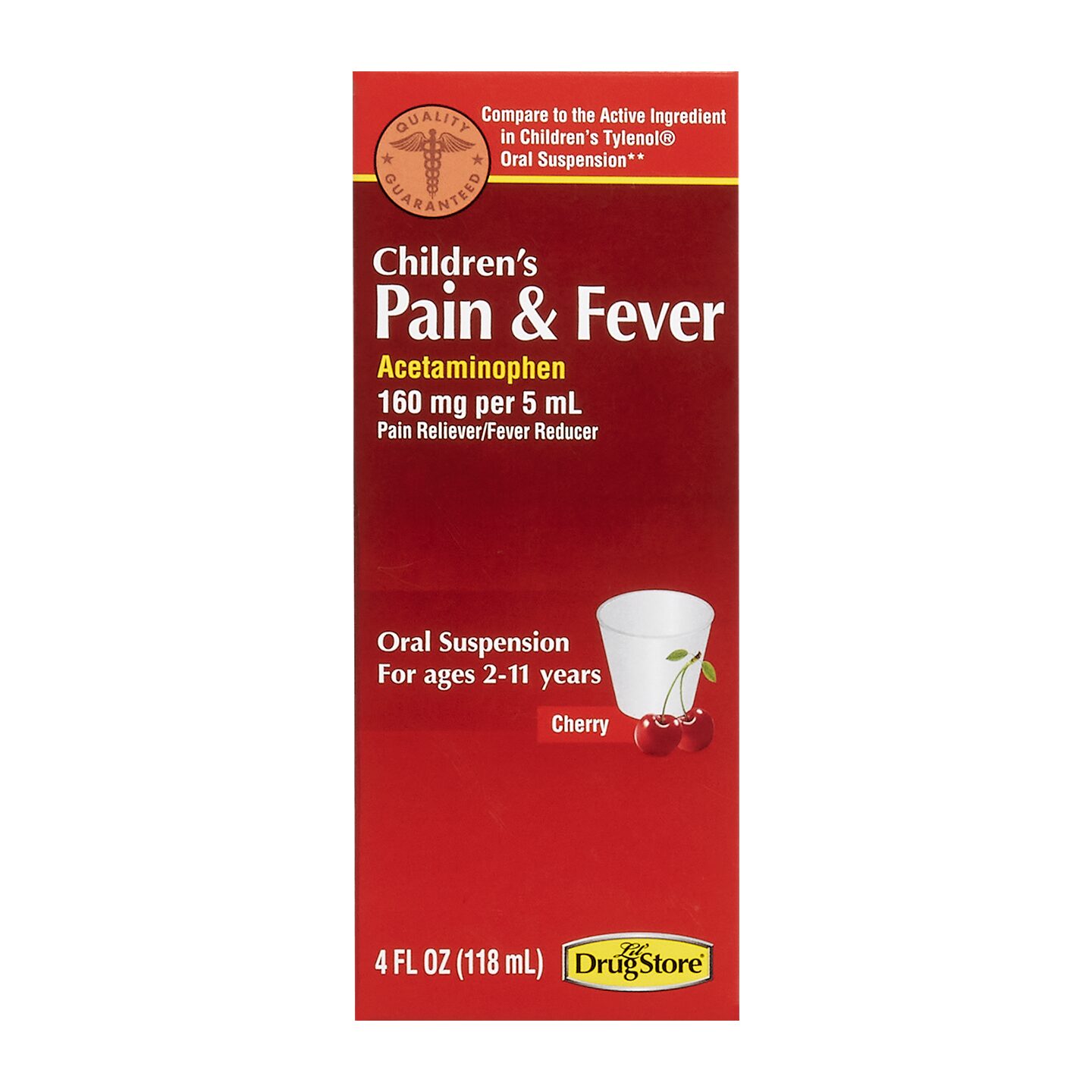Order Lil' Drug Store Children's Liquid Cherry Pain & Fever 4oz food online from Sheetz store, Pittsburgh on bringmethat.com