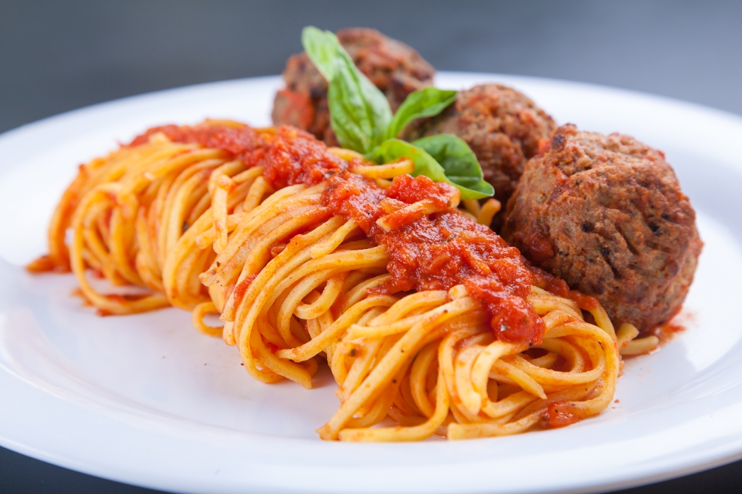 Order Spaghetti Meat Balls food online from Sampa Pizza store, Lomita on bringmethat.com