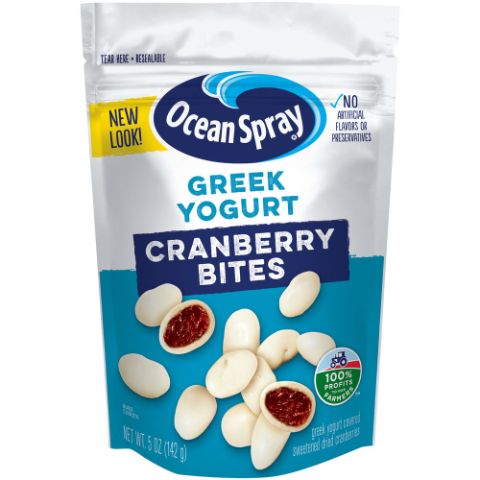 Order Ocean Spray Greek Yogurt Cranberry Bites 5oz food online from 7-Eleven store, Dallas on bringmethat.com