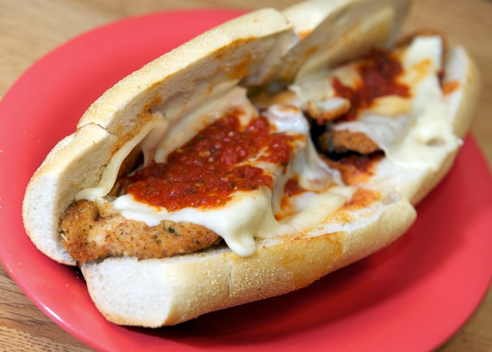 Order Chicken Parmigiana Hot Hero food online from Mario's pizza & restaurant store, White Plains on bringmethat.com