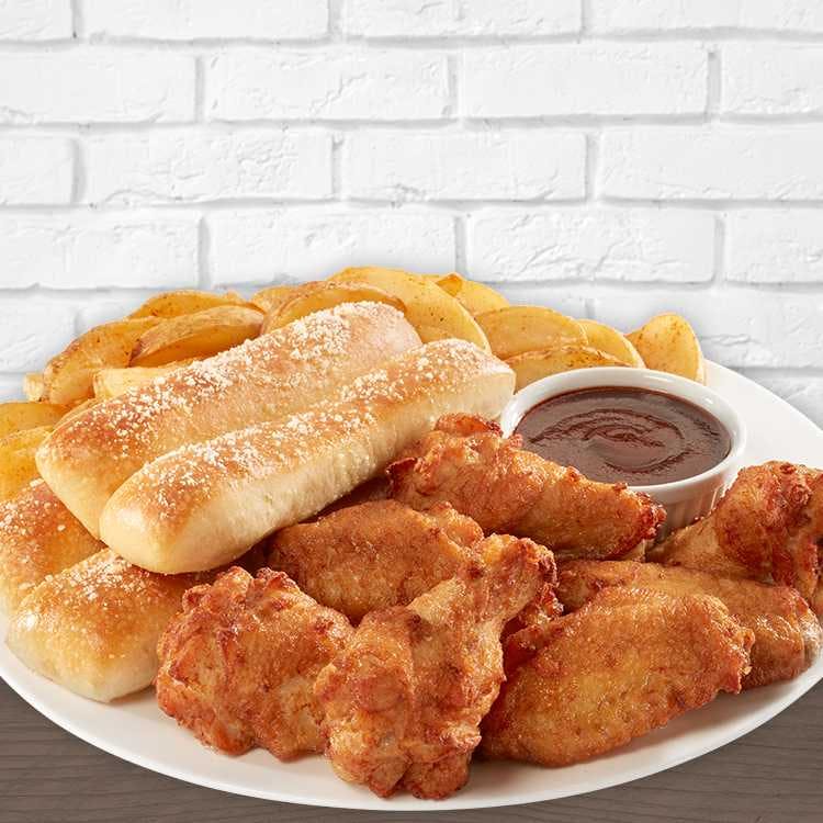 Order Wingz Dinner - Dinner food online from Papa Romano Pizza & Mr. Pita store, West Bloomfield on bringmethat.com