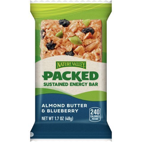 Order Nature Valley Packed Almond Butter & Blueberry Sustained Energy Bar 1.7oz food online from 7-Eleven store, Magnolia on bringmethat.com