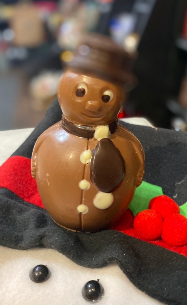 Order MILK Chocolate Snowman food online from The Sweet Shop Nyc store, New York on bringmethat.com