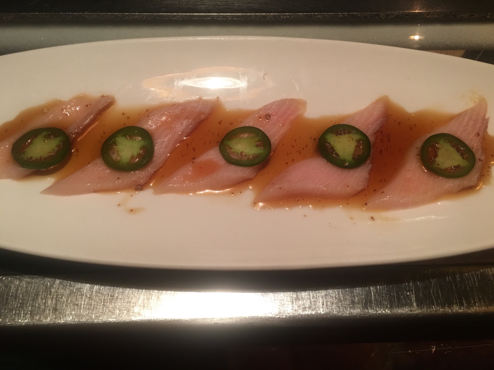 Order Yellowtail Jalapeno food online from Yama Sushi store, New York on bringmethat.com