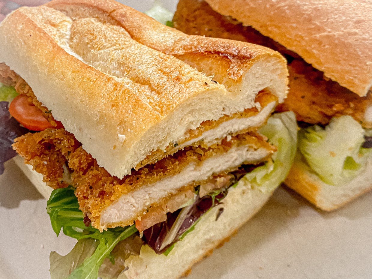 Order Chicken Club Sandwich* - Chicken Club Sandwich* food online from La Familia store, Katonah on bringmethat.com