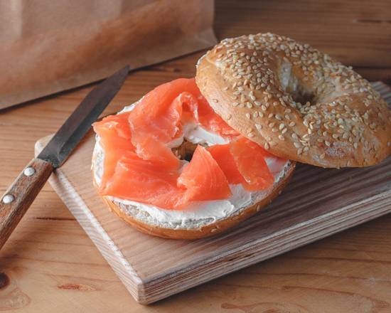 Order Mini with Lox Spread food online from Breakfast Burrito Joint store, Sayville on bringmethat.com
