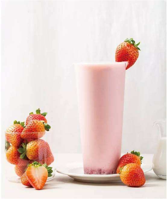 Order Strawberry Milk tea food online from Taste Of China store, Union City on bringmethat.com
