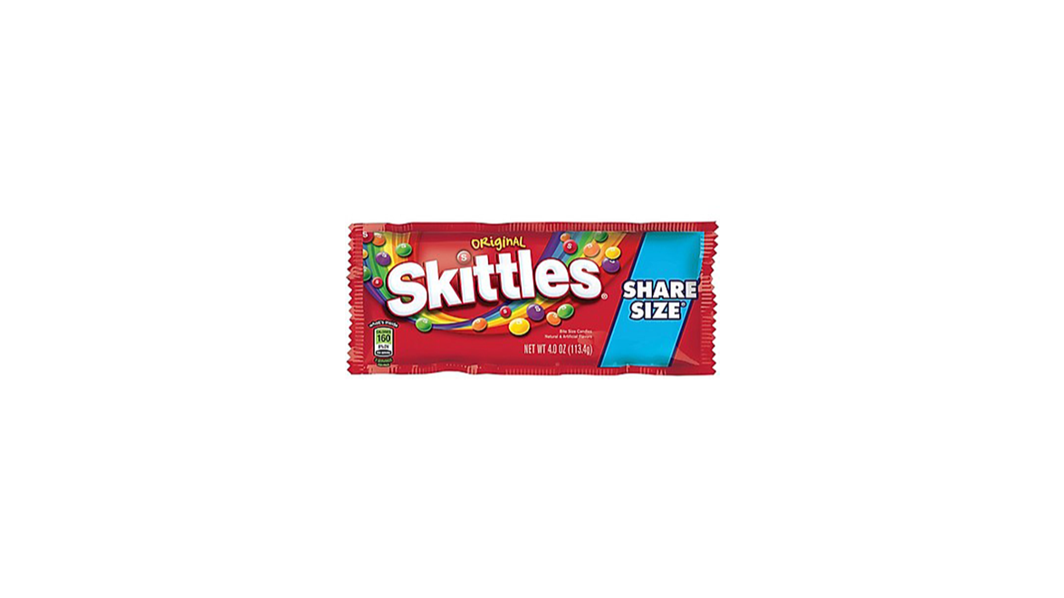 Order Skittles Original Share Size 4 oz food online from Rebel store, Campbell on bringmethat.com