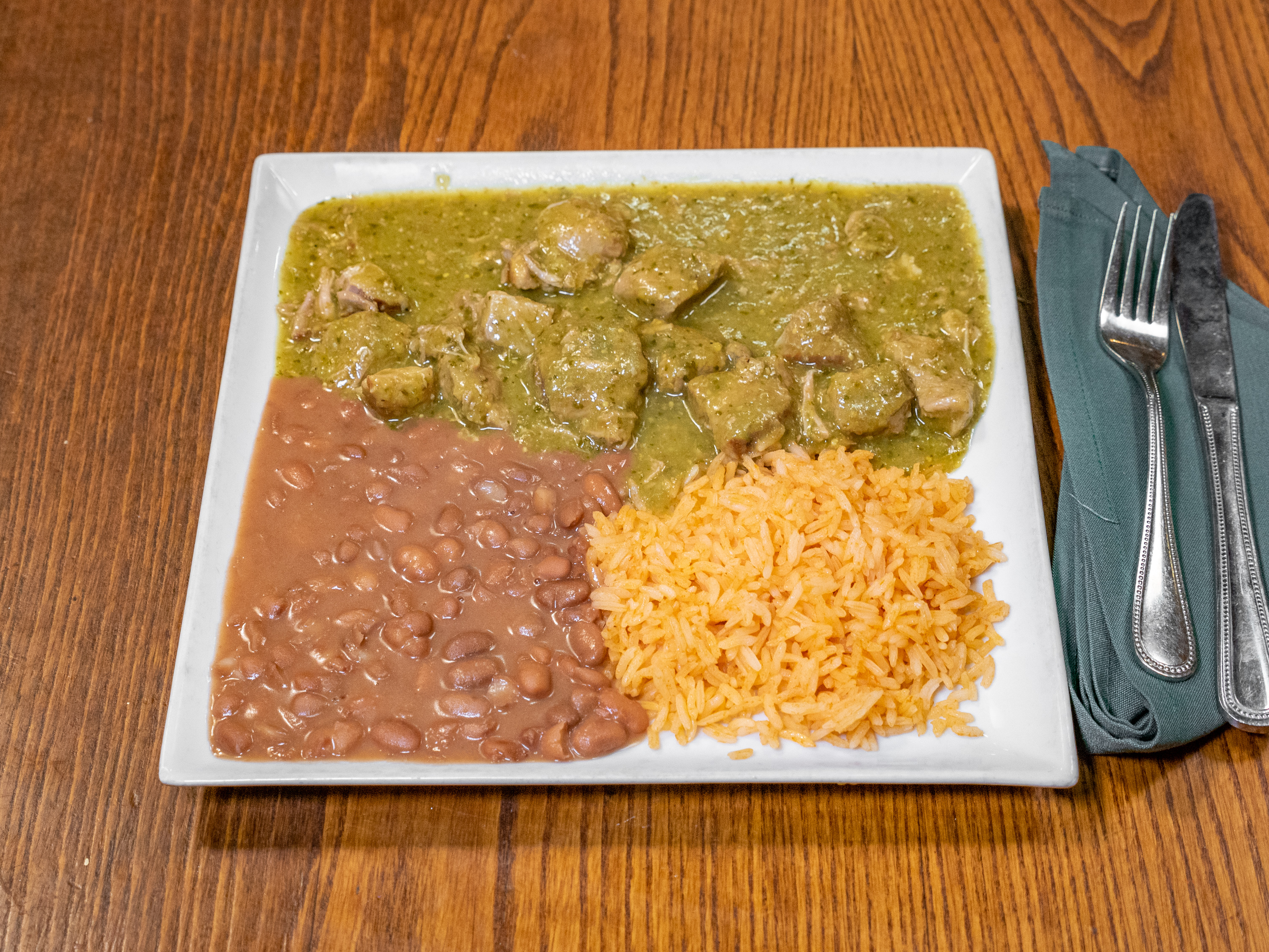 Order Chile Verde food online from East Patio Mexicano store, Sacramento on bringmethat.com