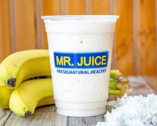 Order Banana, Coconut, and Milk Smoothie food online from Mr Juice store, Los Angeles on bringmethat.com