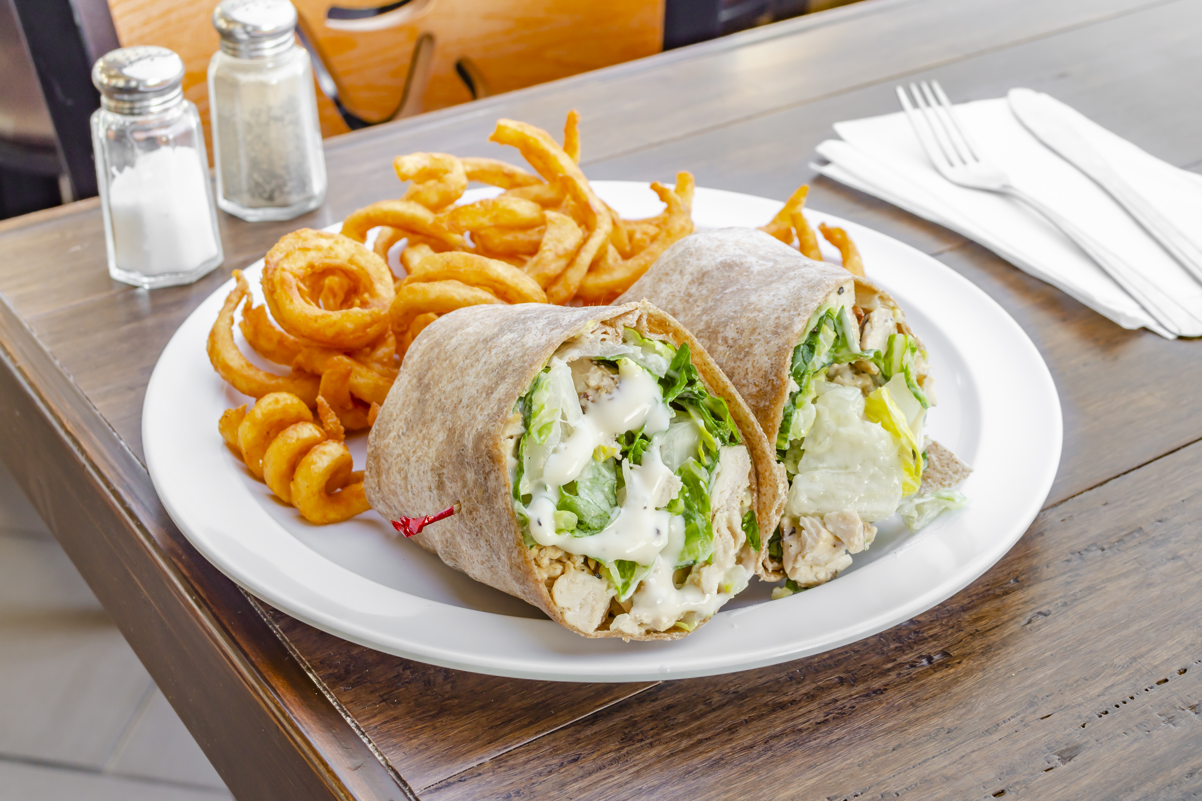 Order Chicken Caesar Wrap food online from Westover Pizza store, Stamford on bringmethat.com