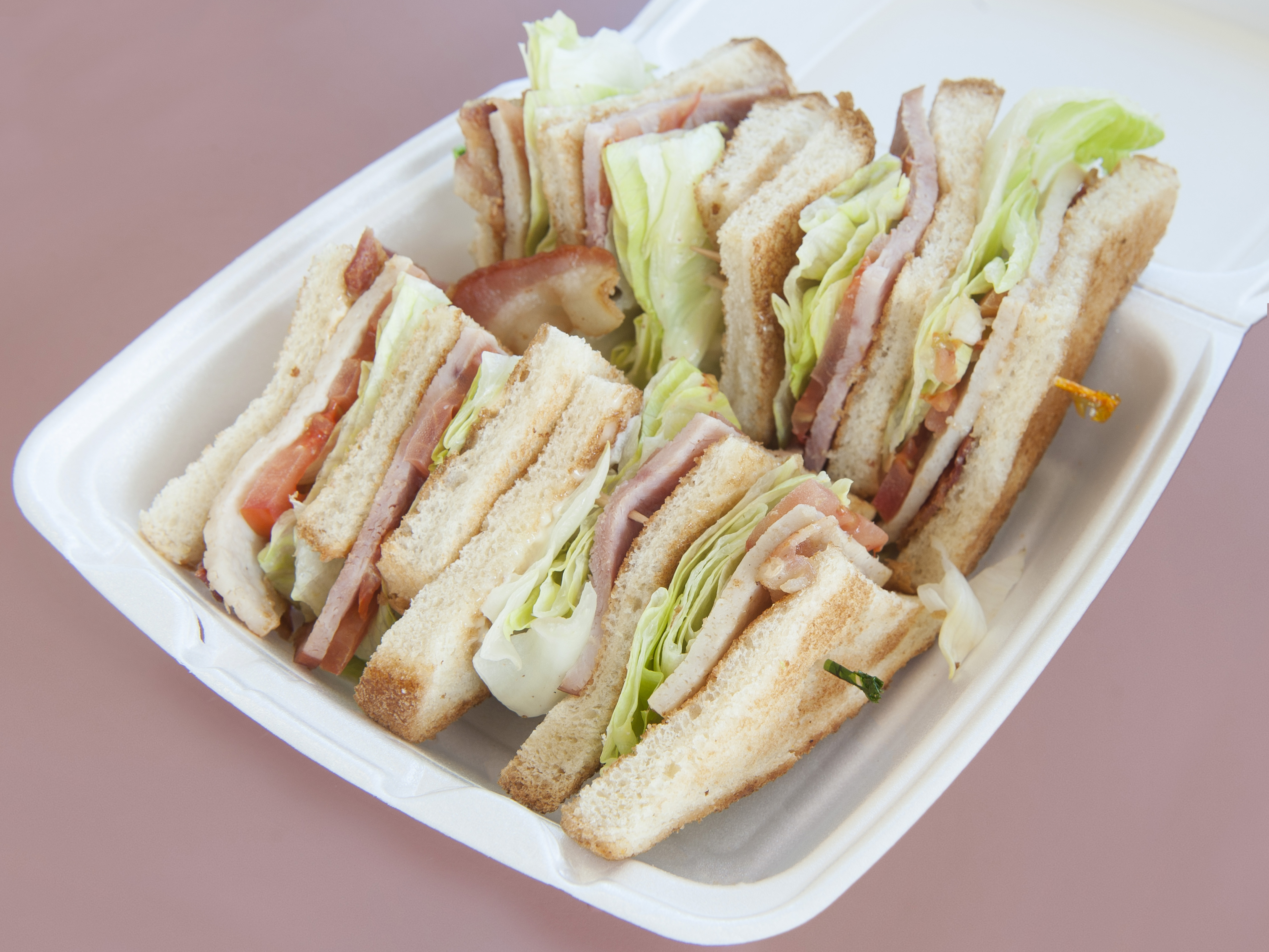 Order Club Sandwich food online from Burgers and More store, Alhambra on bringmethat.com