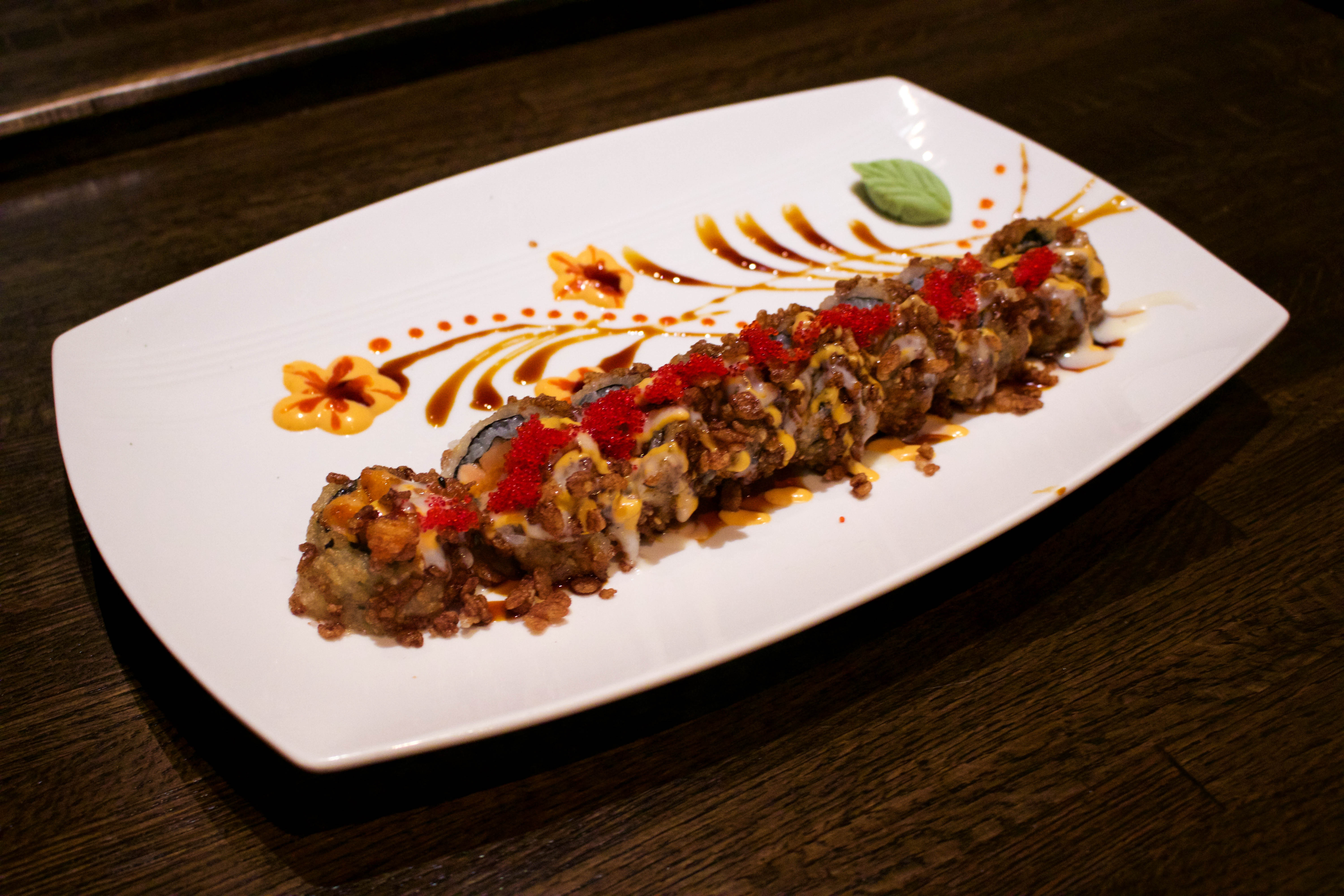 Order Caramel Crunch Maki food online from Zoku Sushi store, Chicago on bringmethat.com