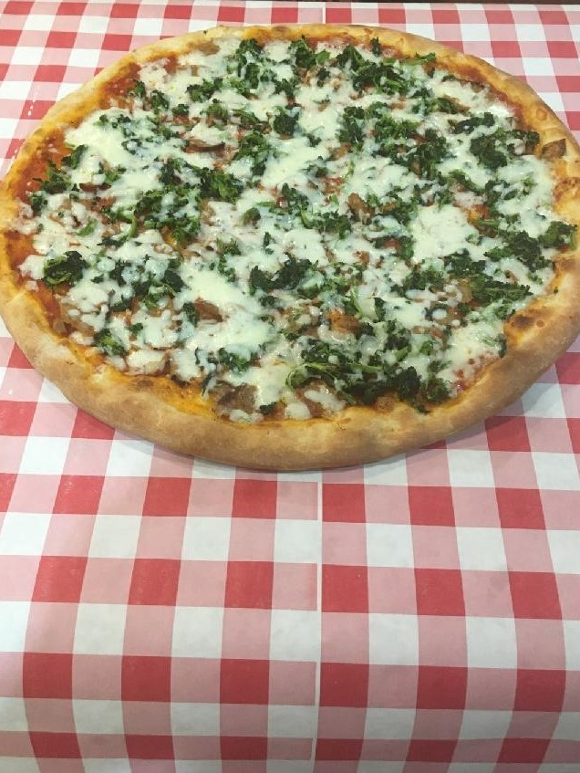 Order Broccoli Rabe and Hot Sausage Pizza food online from The Pizza Place store, Yonkers on bringmethat.com