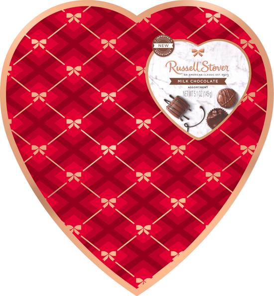 Order Russell Stover All Milk Heart Box - 5.1 oz food online from Rite Aid store, GARDEN CITY on bringmethat.com