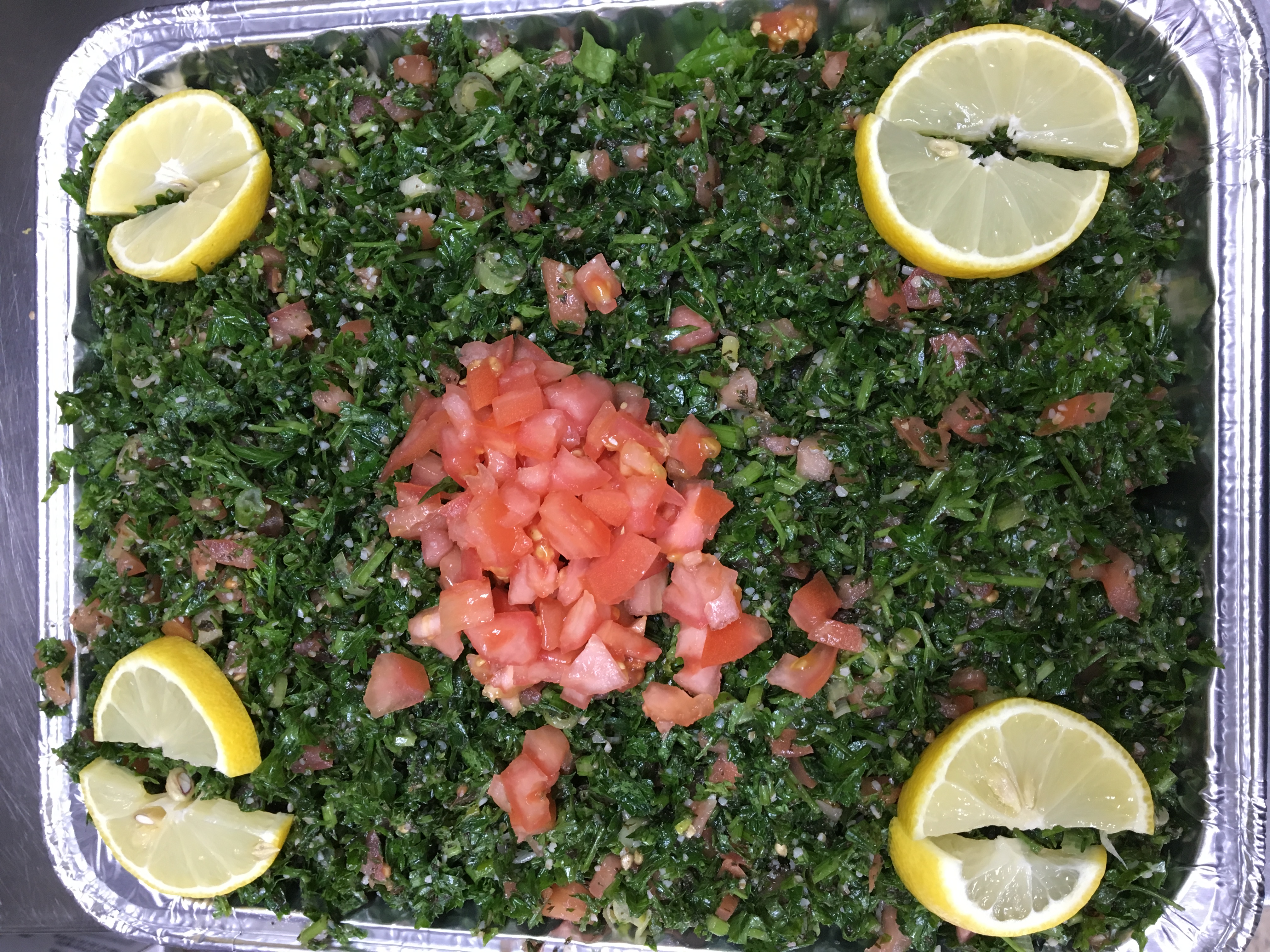Order Small Tabbouli Salad food online from Kabob Kabob store, Lathrup Village on bringmethat.com