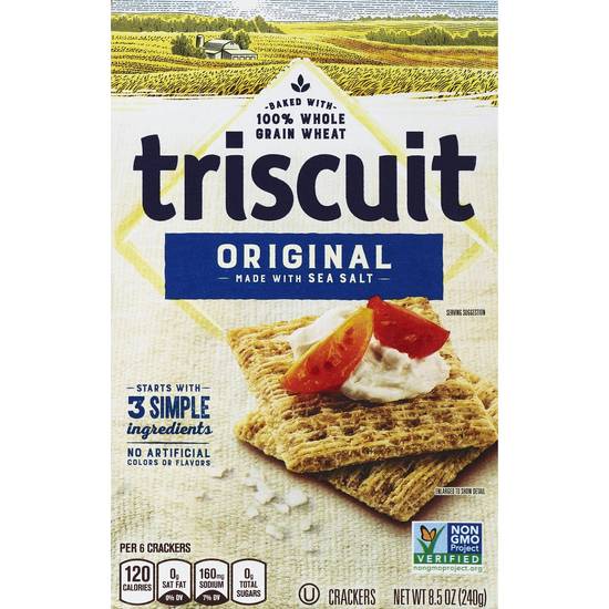 Order Nabisco Triscuit Crackers, Baked Whole Grain Wheat, Original food online from Cvs store, SUNNYVALE on bringmethat.com
