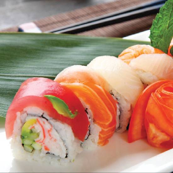 Order F14 Rainbow Roll food online from Ichima store, Pasadena on bringmethat.com