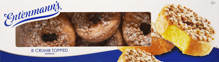 Order Ent Crumb Topped Donuts 17oz food online from Quickchek store, Point Pleasant Beach on bringmethat.com
