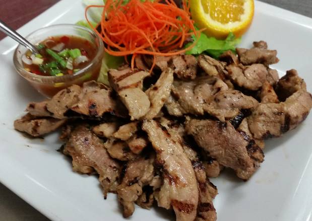 Order Thai Grilled Pork food online from Thai Dishes on Broadway store, Santa Monica on bringmethat.com