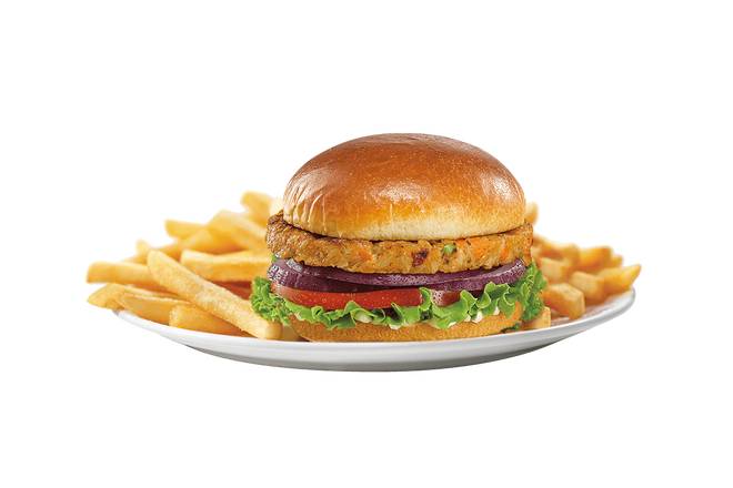 Order Veggie Burger food online from Friendly's store, Brookdale on bringmethat.com