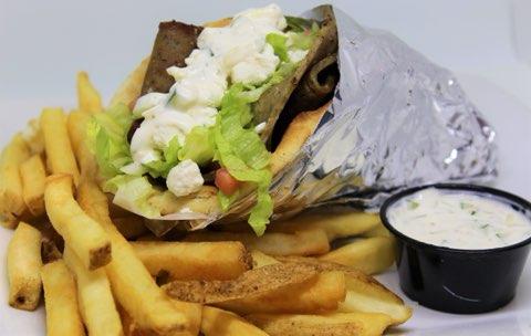 Order CLASSIC GYRO food online from First Break Sports Bar store, Sterling on bringmethat.com
