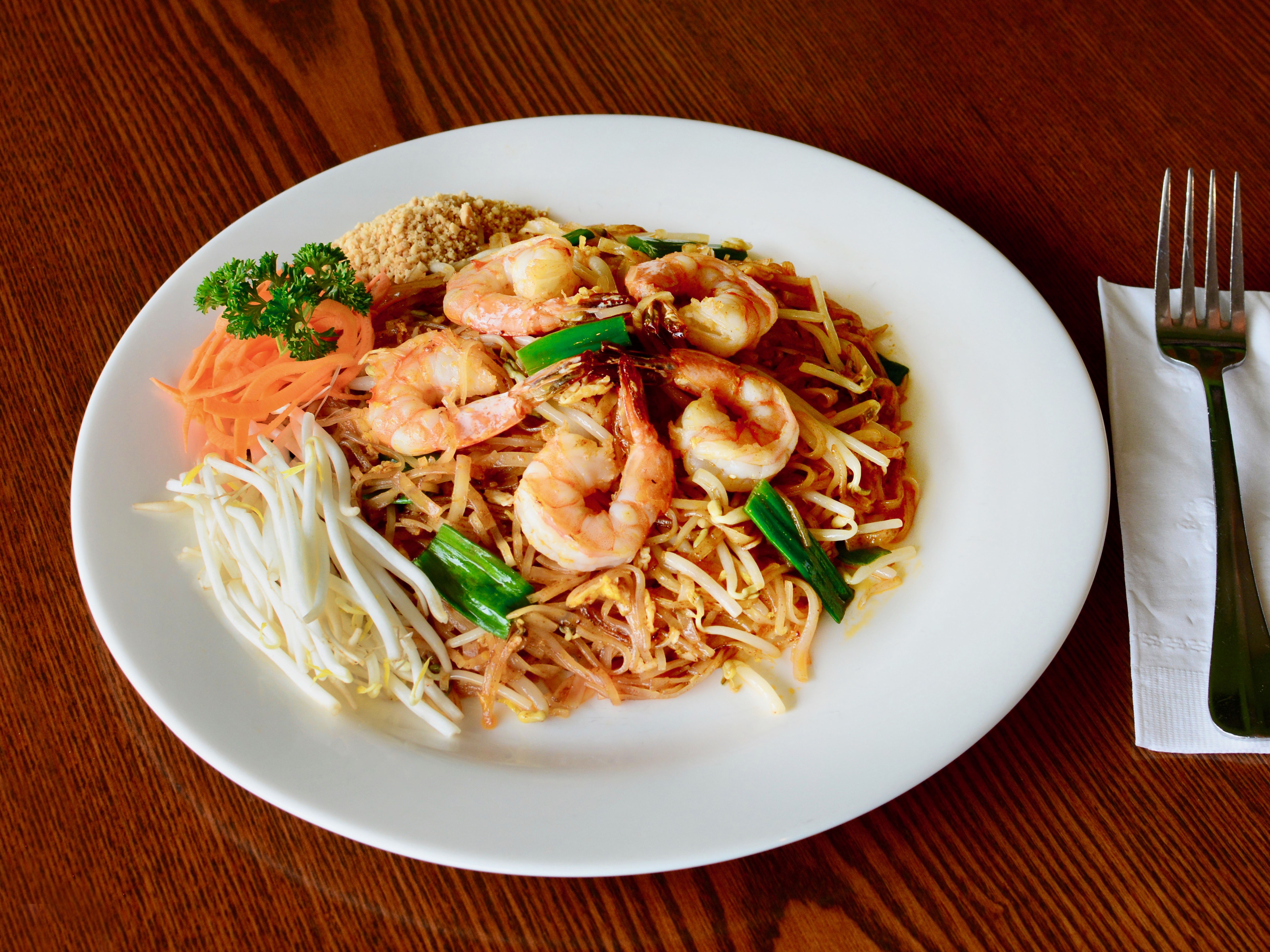 Order 38. Pad Thai  food online from Ocha Thai Kitchen and Cafe store, Centreville on bringmethat.com