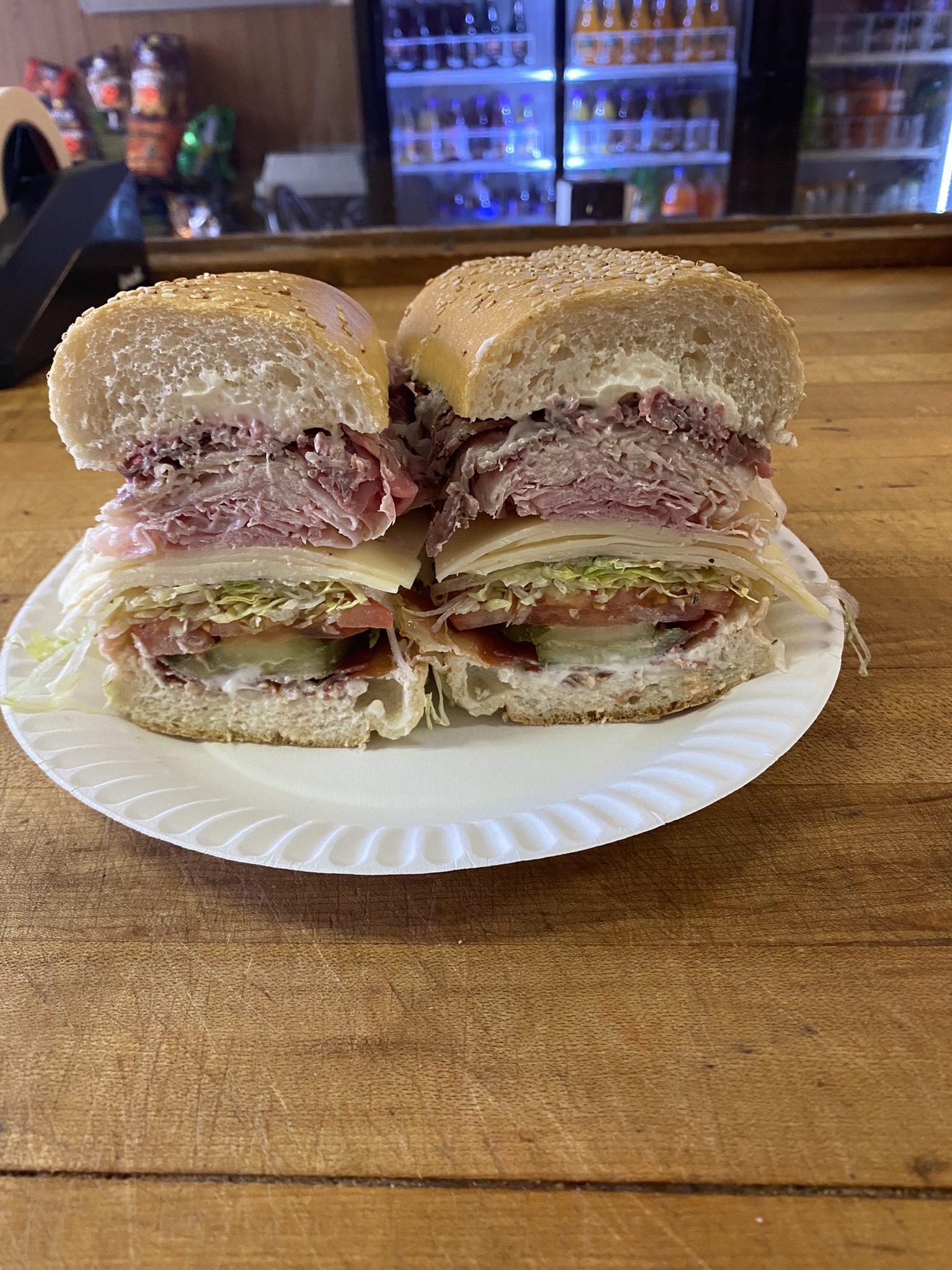 Order THE GIGANTOR - THE ULTIMATE CLUB "SANDWICH" food online from Little King Sandwich Shop store, Trenton on bringmethat.com
