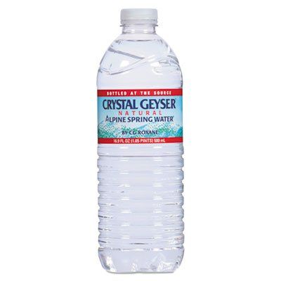 Order Water Bottled - Crystal Geyser food online from Early Bird Tacos store, Mill Valley on bringmethat.com